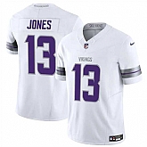 Men's Minnesota Vikings #13 Daniel Jones White 2024 F.U.S.E. Winter Warrior Limited Stitched Jersey,baseball caps,new era cap wholesale,wholesale hats