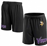 Men's Minnesota Vikings Black Shorts,baseball caps,new era cap wholesale,wholesale hats