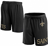 Men's New Orleans Saints Black Shorts,baseball caps,new era cap wholesale,wholesale hats