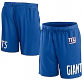 Men's New York Giants Blue Shorts,baseball caps,new era cap wholesale,wholesale hats