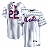 Men's New York Mets #22 Juan Soto White 2024 Cool Base Limited Stitched Jersey Dzhi,baseball caps,new era cap wholesale,wholesale hats