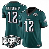 Men's Philadelphia Eagles #12 Randall Cunningham Green 2024 NFC East Champions F.U.S.E. Vapor Untouchable Limited Stitched Jersey,baseball caps,new era cap wholesale,wholesale hats