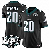 Men's Philadelphia Eagles #20 Brian Dawkins Black 2024 New NFC East Champions F.U.S.E. Vapor Untouchable Limited Stitched Jersey,baseball caps,new era cap wholesale,wholesale hats