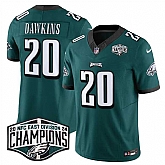 Men's Philadelphia Eagles #20 Brian Dawkins Green 2024 NFC East Champions F.U.S.E. Vapor Untouchable Limited Stitched Jersey,baseball caps,new era cap wholesale,wholesale hats