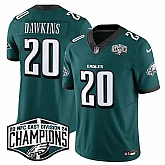 Men's Philadelphia Eagles #20 Brian Dawkins Green 2024 New NFC East Champions F.U.S.E. Vapor Untouchable Limited Stitched Jersey,baseball caps,new era cap wholesale,wholesale hats