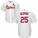 Men's St Louis Cardinals #25 Mark McGwire White Cool Base Stitched Jersey Dzhi,baseball caps,new era cap wholesale,wholesale hats