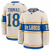 Men's St. Louis Blues #18 Robert Thomas Cream 2024-25 Winter Classic Stitched Hockey Jersey Dzhi,baseball caps,new era cap wholesale,wholesale hats