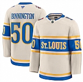 Men's St. Louis Blues #50 Jordan Binnington Cream 2024-25 Winter Classic Stitched Hockey Jersey Dzhi,baseball caps,new era cap wholesale,wholesale hats