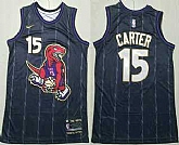 Men's Toronto Raptors #15 Vince Carter Black 2024 City Edition Swingman Sponsor Stitched Jersey,baseball caps,new era cap wholesale,wholesale hats