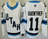 Men's Utah Hockey Club #11 Dylan Guenther White 2024 Stitched Jersey,baseball caps,new era cap wholesale,wholesale hats