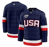 Men's USA Blank Navy 2025 4 Nations Stitched Jersey Dzhi,baseball caps,new era cap wholesale,wholesale hats