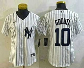 Women's New York Yankees #10 Goduti White Cool Base Stitched Jersey,baseball caps,new era cap wholesale,wholesale hats