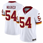 Men & Women & Youth Washington Commanders #54 Bobby Wagner White 2025 F.U.S.E. Throwback Vapor Limited Stitched Jersey